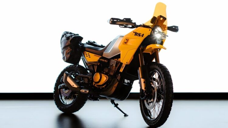 BSA Thunderbolt Unveiled at EICMA 2025 – Adventure Bike Based on Yezdi Platform!