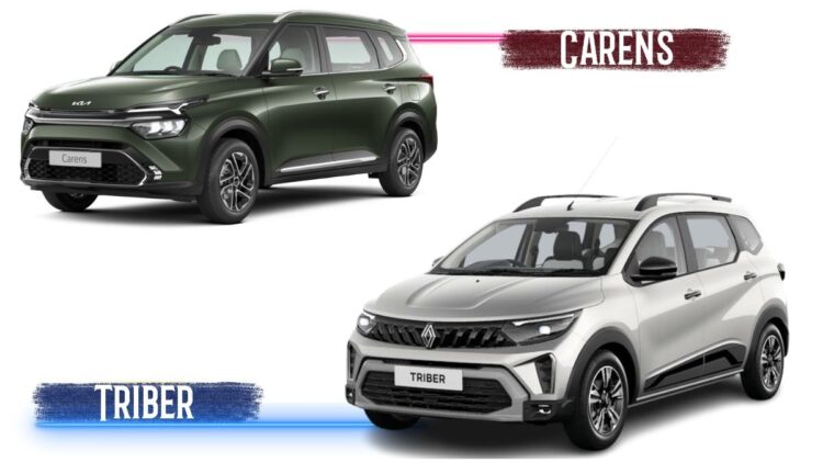 Renault Triber vs Kia Carens: Which 7-Seater MPV Offers More Value in 2025?